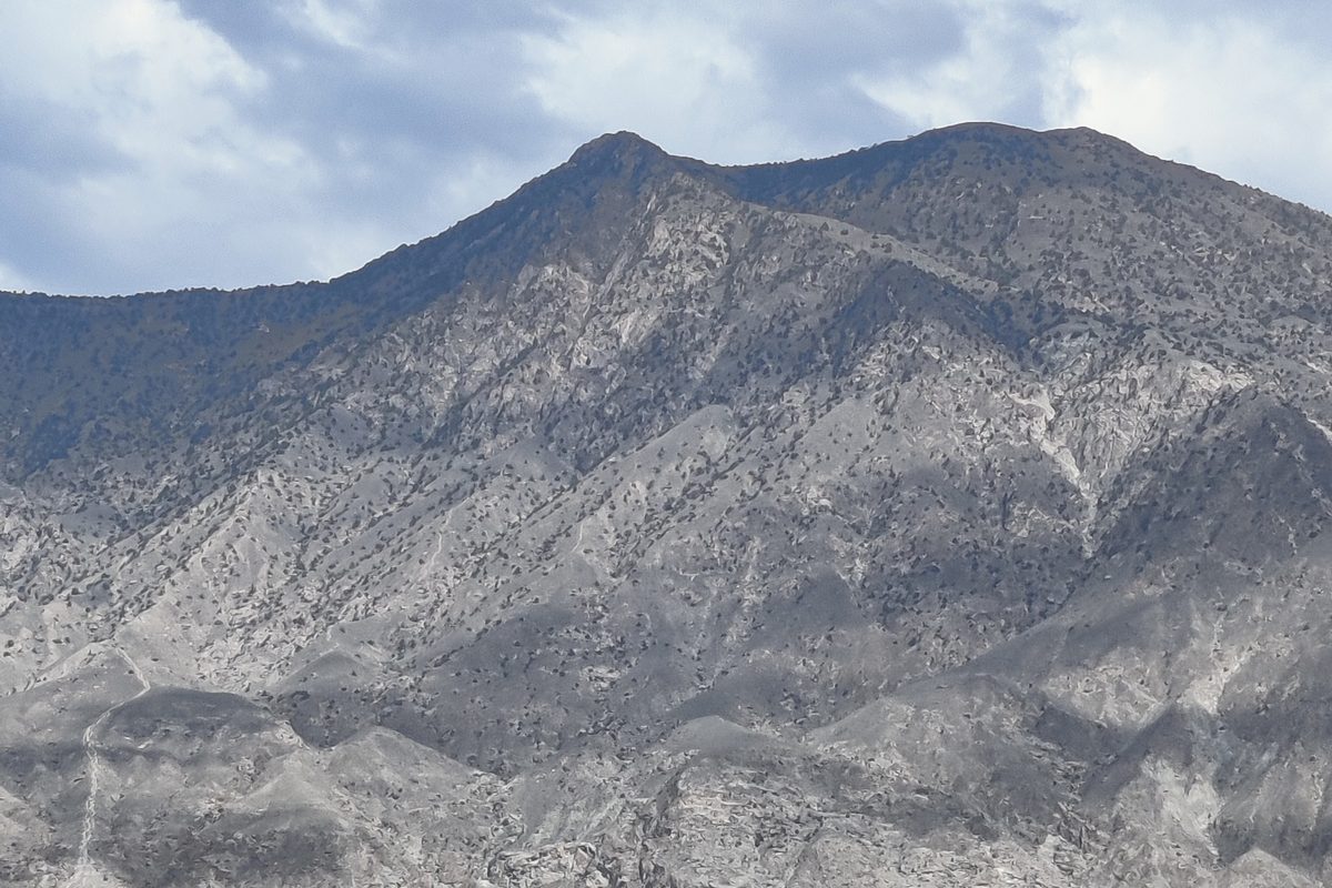The mountains from the hotel